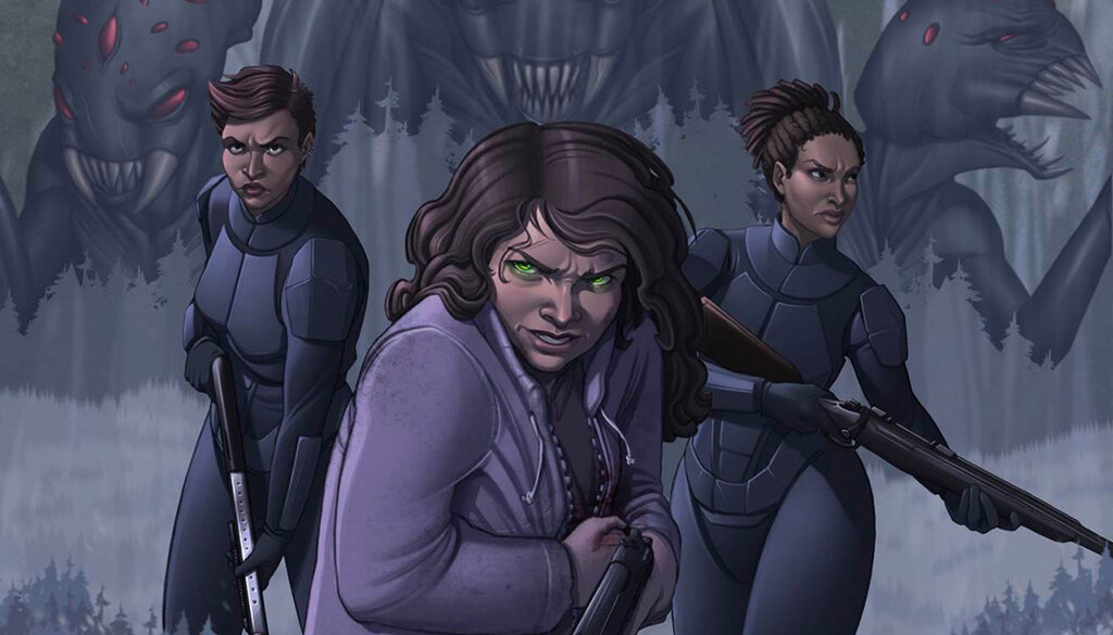 Amelia Sky #1-4 A Sci-fi Horror Comic