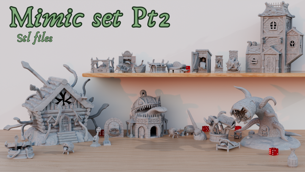 Mimic Set Pt 2-Stl Files