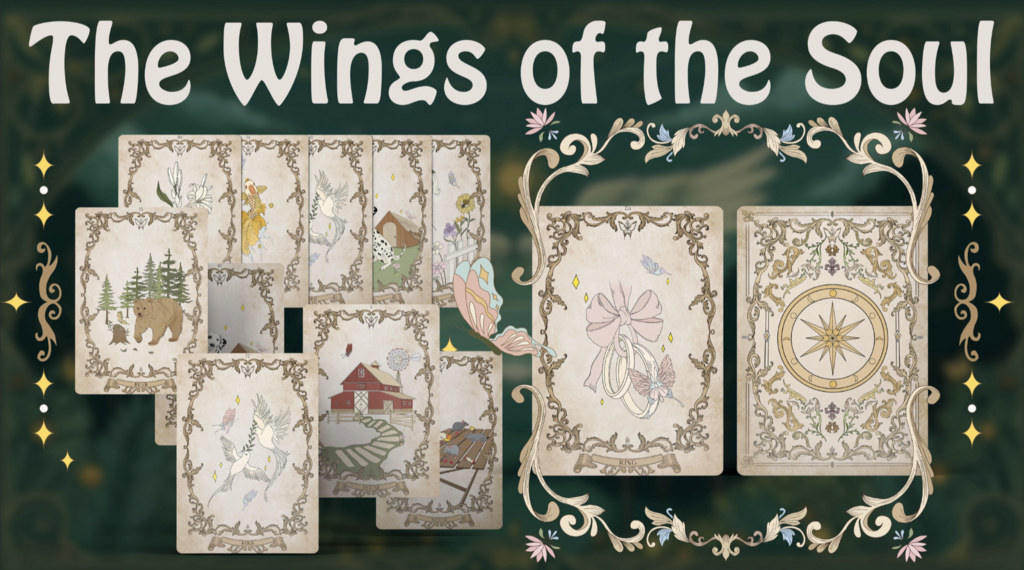 The wings of soul tarot：Hand-Painted Oracle of Myth& Destiny