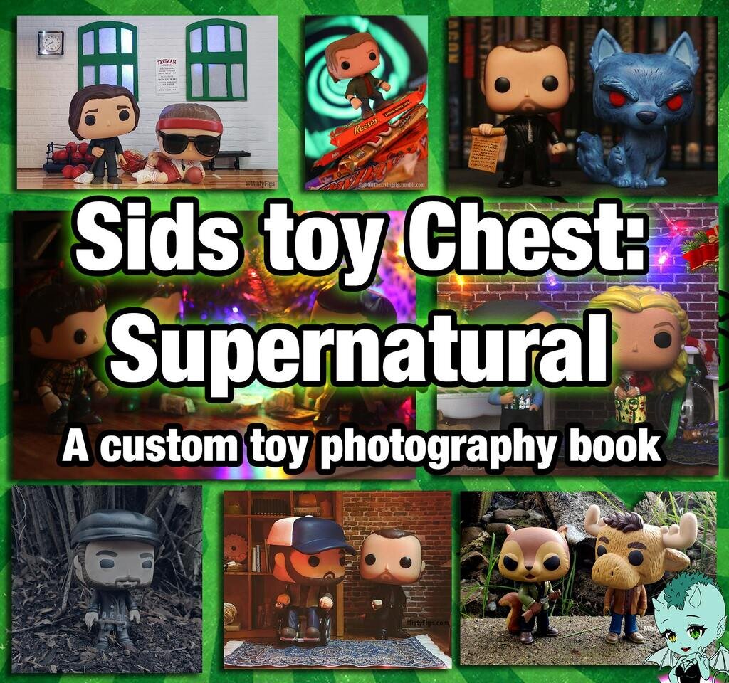 Sids toy Chest: Supernatural. A custom toy photography book