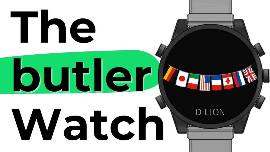 D Lion watch – Your butler on your wrist on Kickstarter