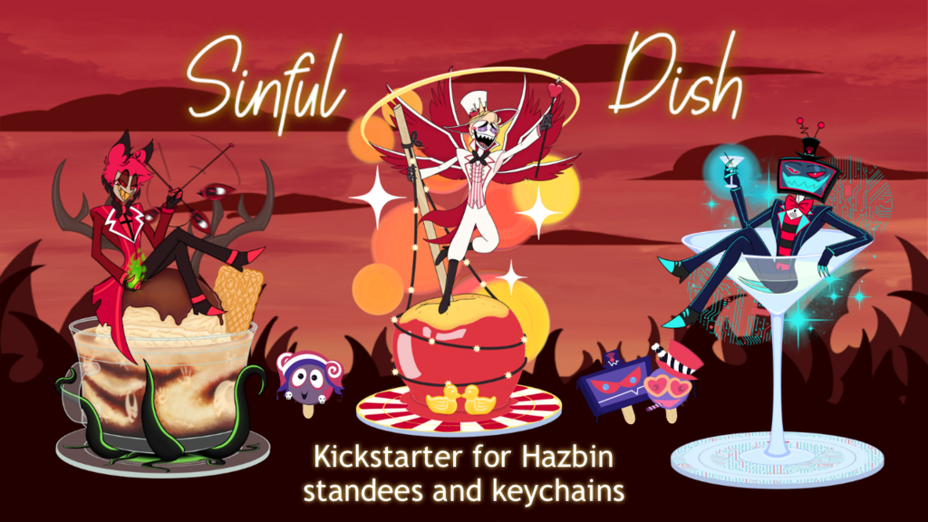 Get Ready for Sinful Dish: Hazbin Hotel Standees - BackerKit