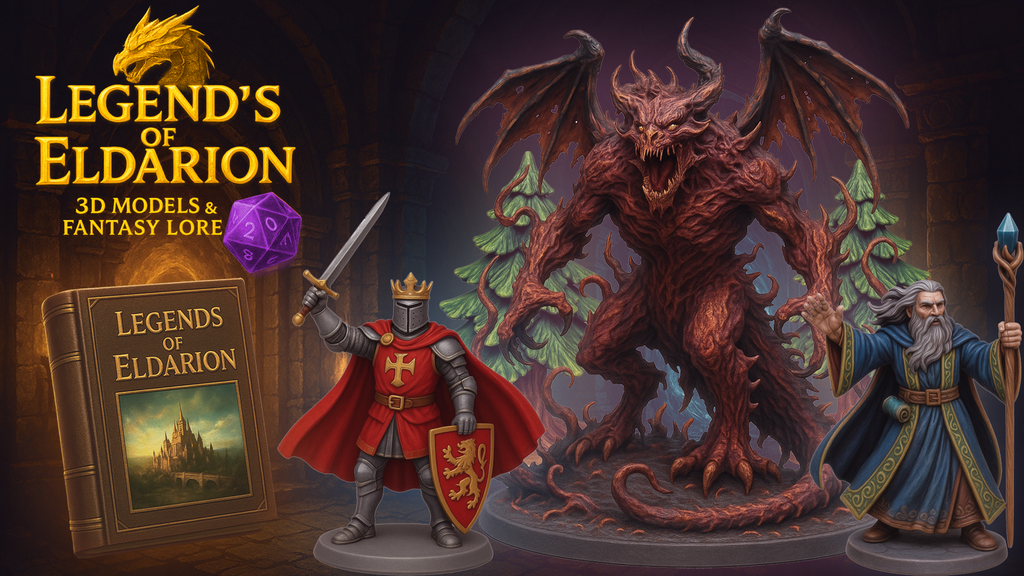 Legends of Eldarion - 3D Models & Fantasy Lore
