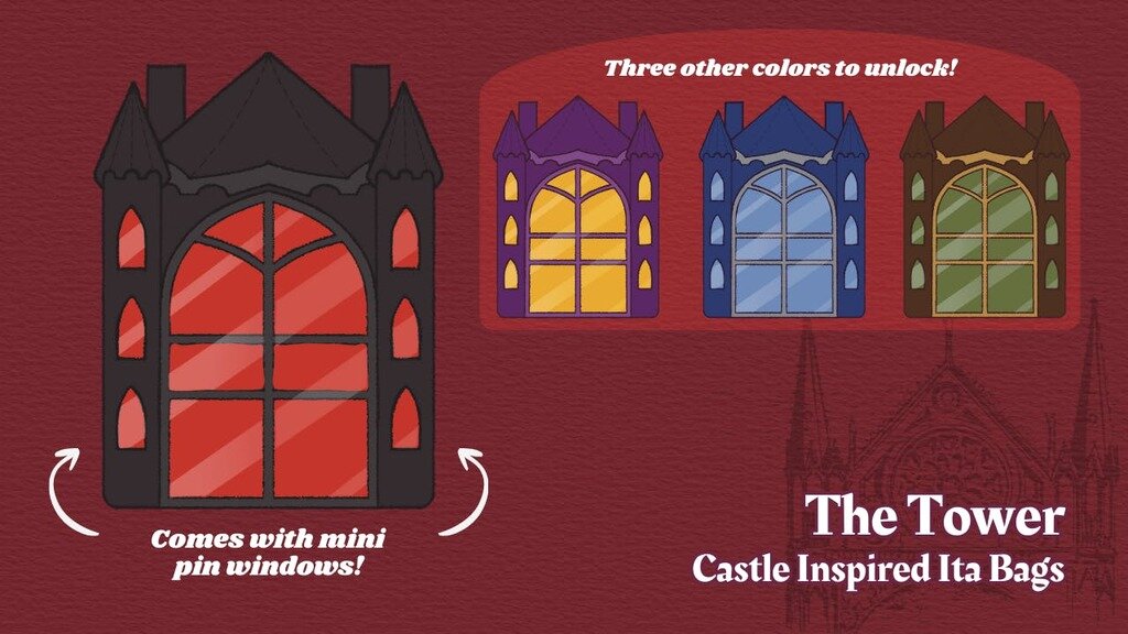 The Tower- Castle Inspired Ita Bags
