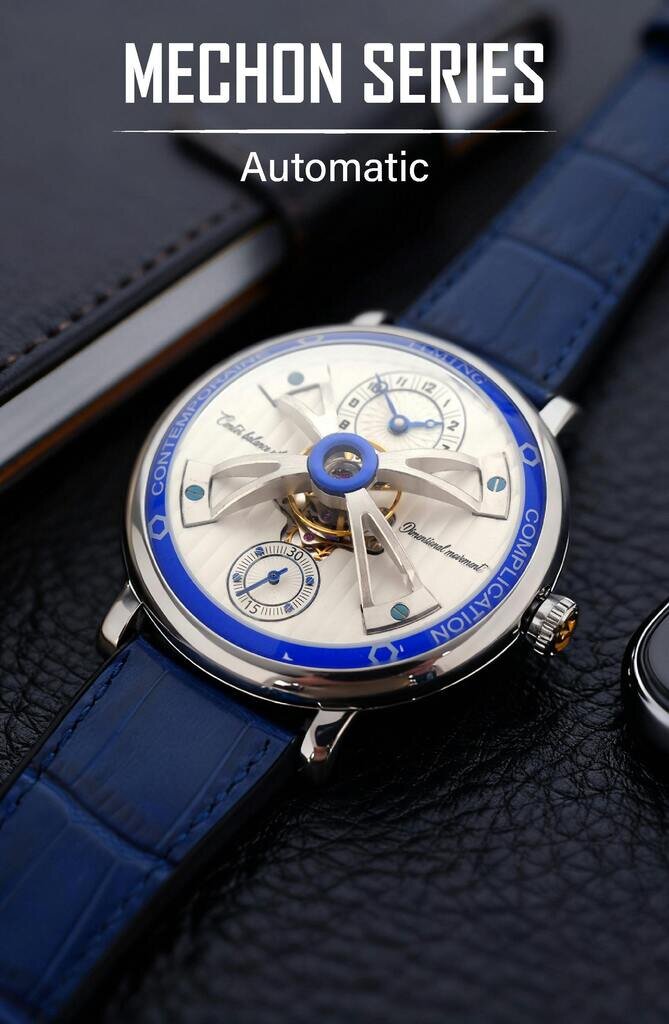 "TIME IN 3D" - Four Bridge Mechanical Watch