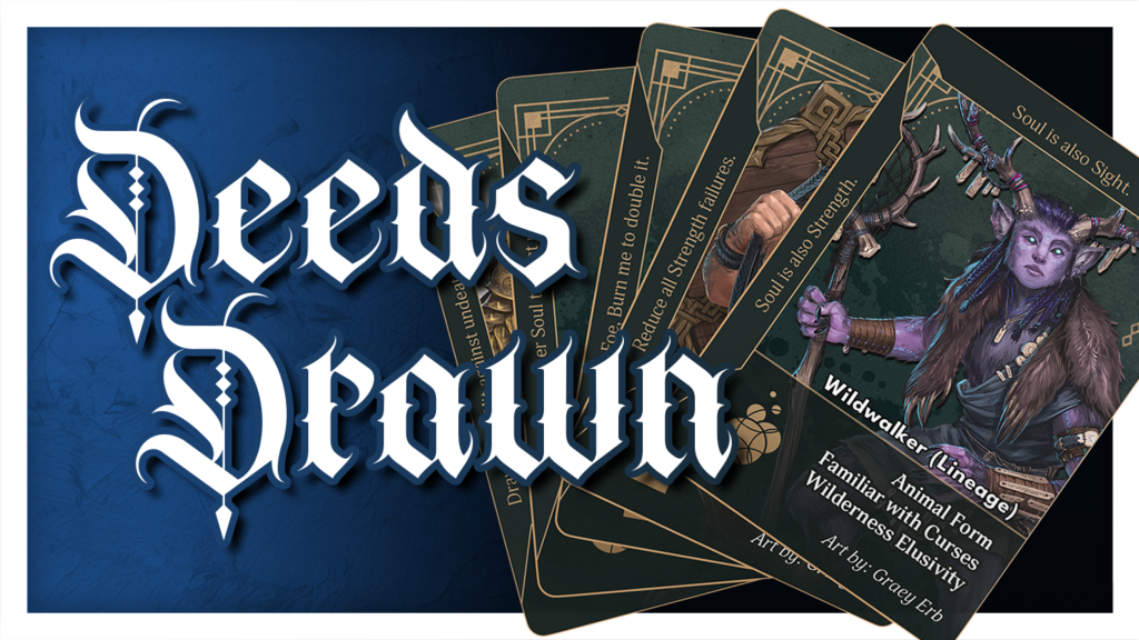 Deeds Drawn (a high-fantasy, card-based, pocket TTRPG)