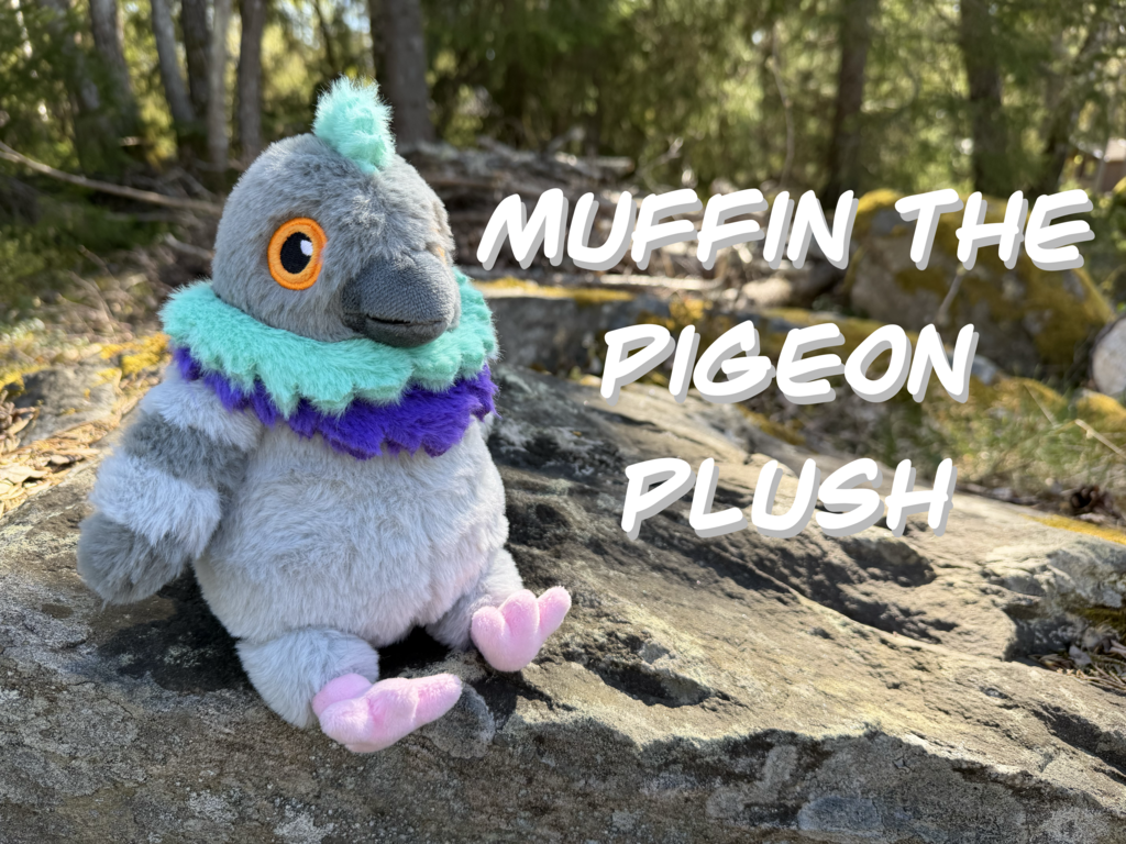 Muffin the pigeon plush