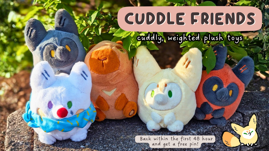 Anxiety Fox - Cuddle Friends Plush Toys!