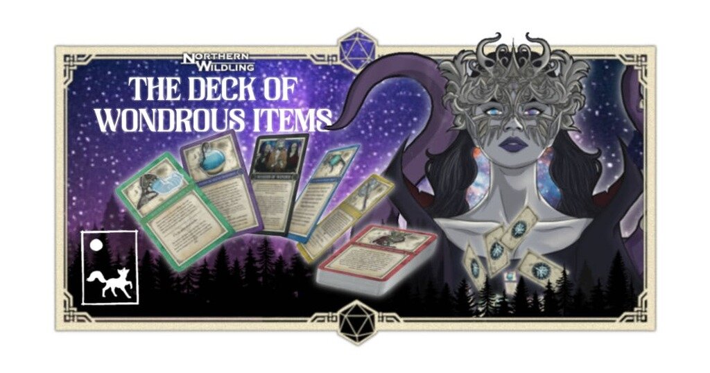 Deck of Wondrous Items - Core+Expansion DnD Item/Lore Cards