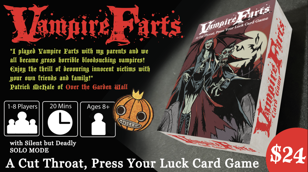Vampire Farts - Fast Paced Card Game