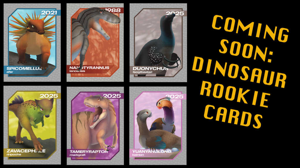 Dinosaur Rookie Cards - Collectibles for Dinosaur Fanatics