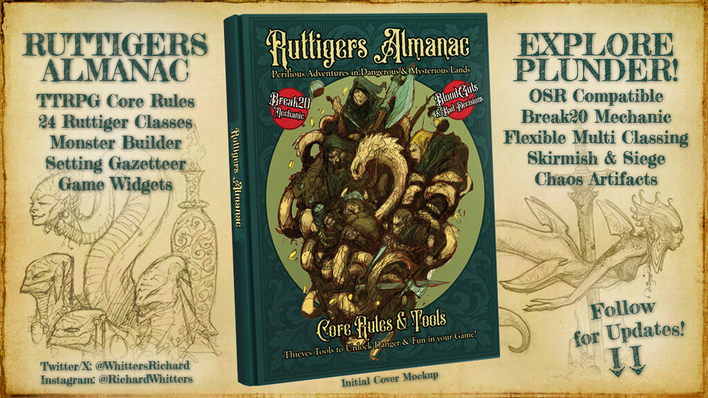 Ruttigers Almanac, TTRPG & Toolkit