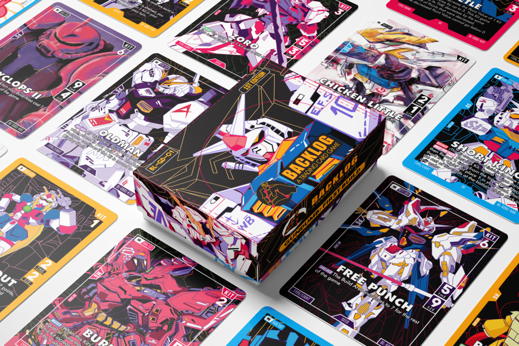 Backlog - A trading card game about building