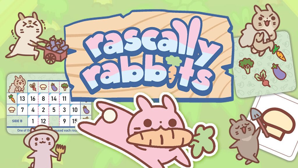 Rascally Rabbits | A One-Card Trick-Taker for 2–6 Players