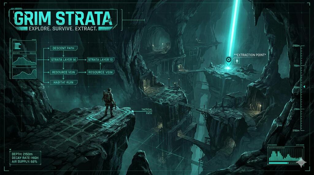 Grim Strata: A Tactical Extraction RPG