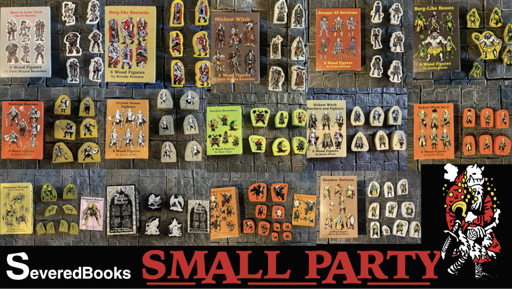 Ennie Nominated Small and Boss Party Sets of Minis