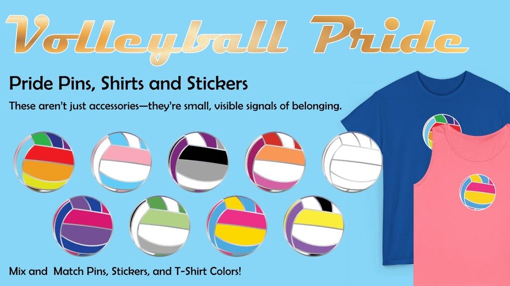 Volleyball Pride Pins: Wear Your Identity. Play Your Game.