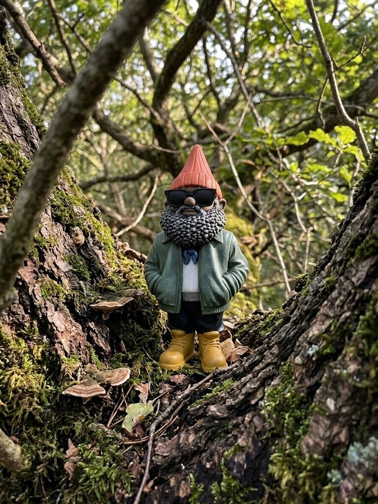 Timber - Stylish Garden Gnome