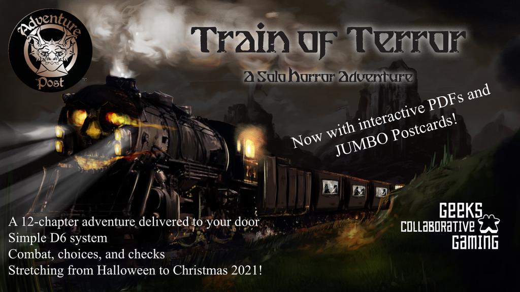 Backerkit Backer Train Get Ready for Adventure Post: Train of Terror - BackerKit