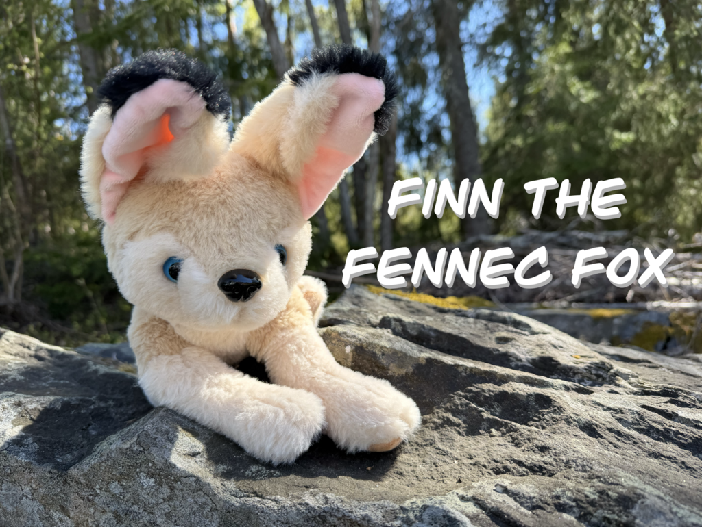Finn the fennec fox plush