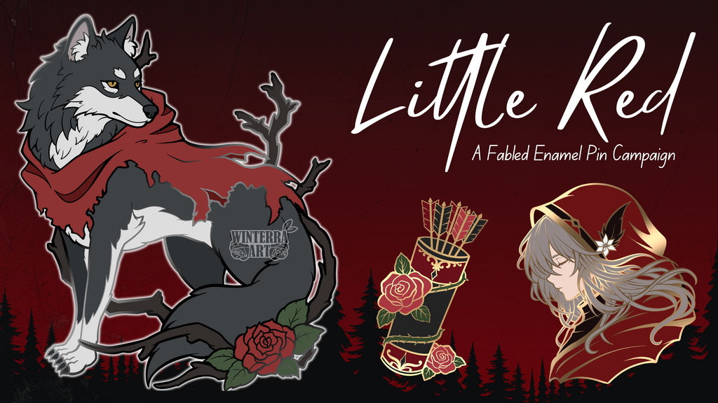Little Red: A Fabled Enamel Pin Campaign