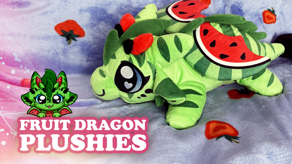 Fruit Dragon Plushies