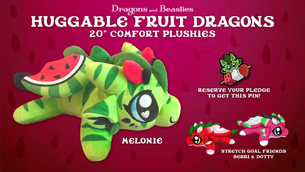 Fruit Dragon Plushies