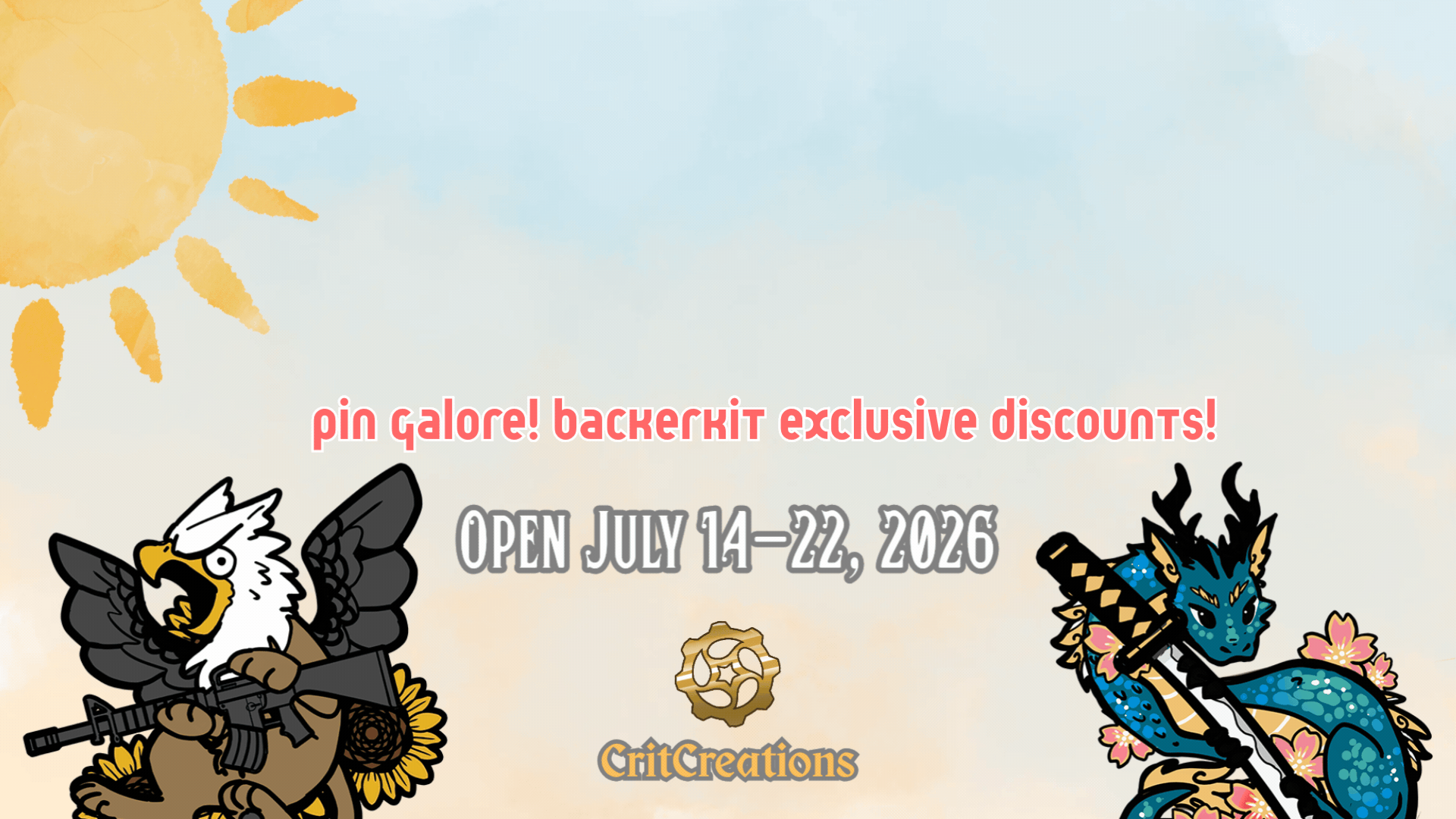 CritCreations Summer Pin Sale!