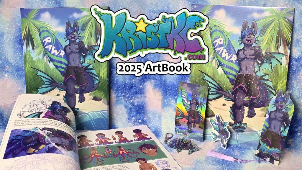 KristKC's 2024 Art Book - Furry, Fantasy, and more!