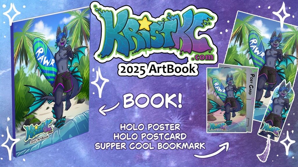 KristKC's 2024 Art Book - Furry, Fantasy, and more!
