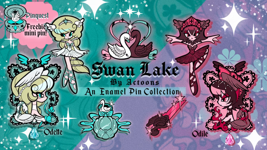 Swan Lake - An Enamel Pin Collection