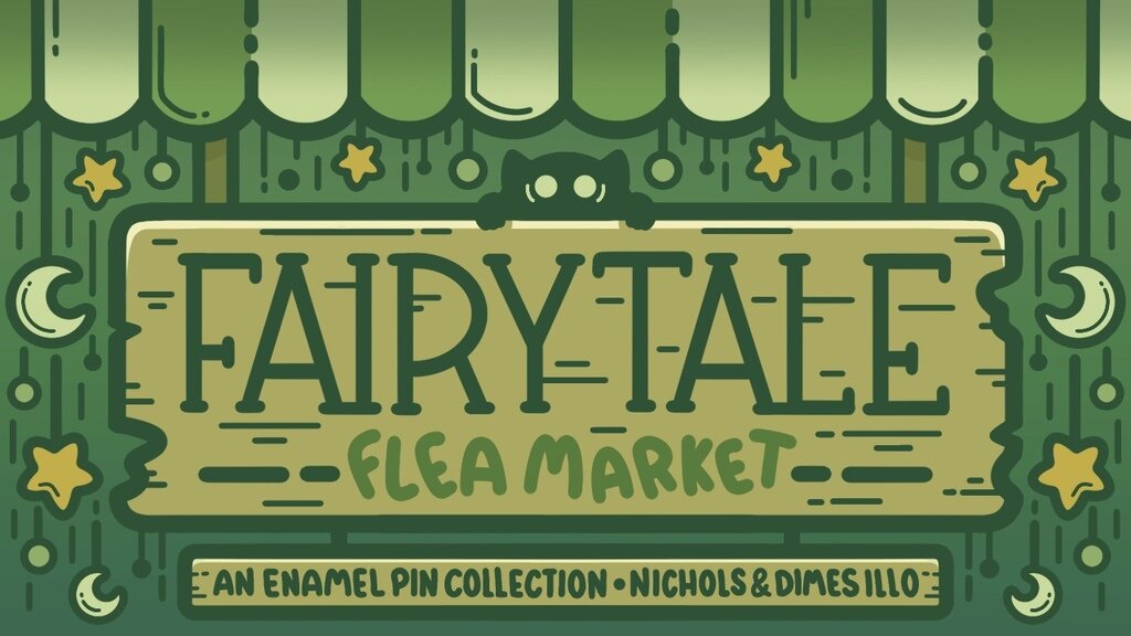 Fairytale Flea Market - An Enamel Pin Collection