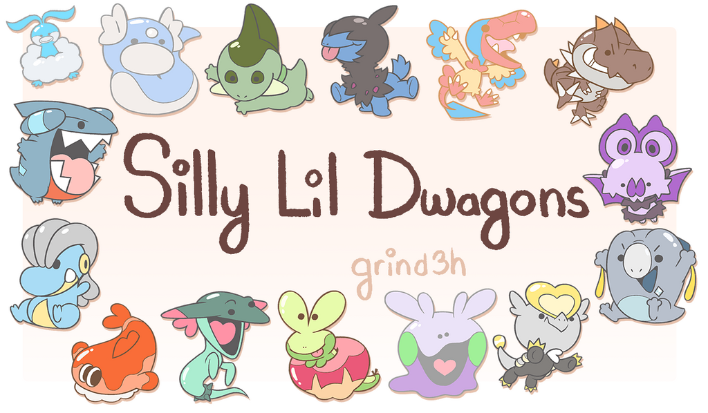 Silly Lil Dwagons - A Pin Collection