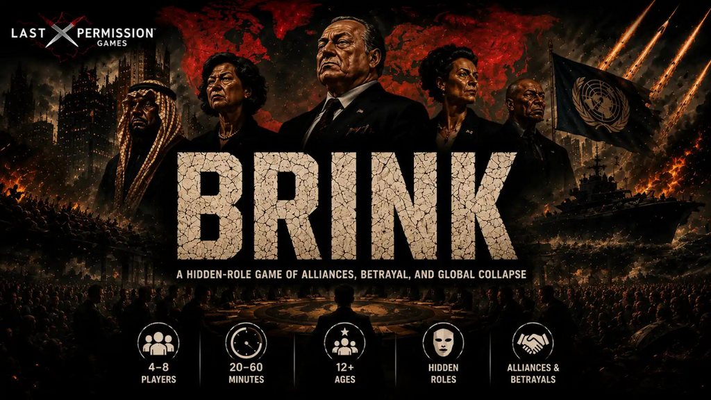 BRINK — A Political Hidden-Role Card Game