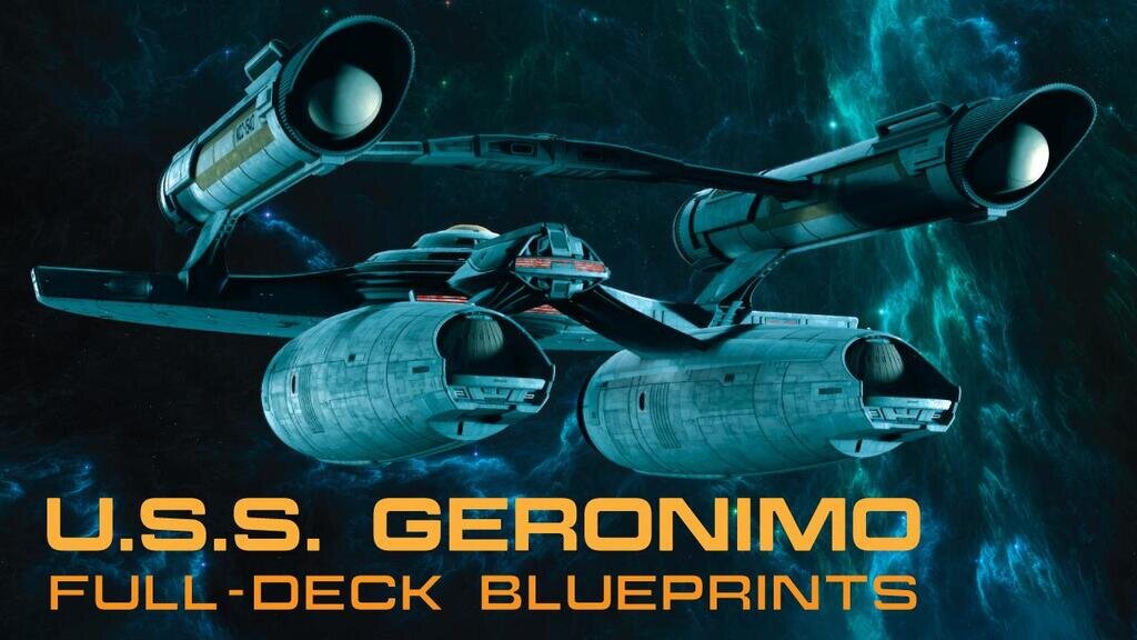 Axanar USS Geronimo Class Starship Blueprints