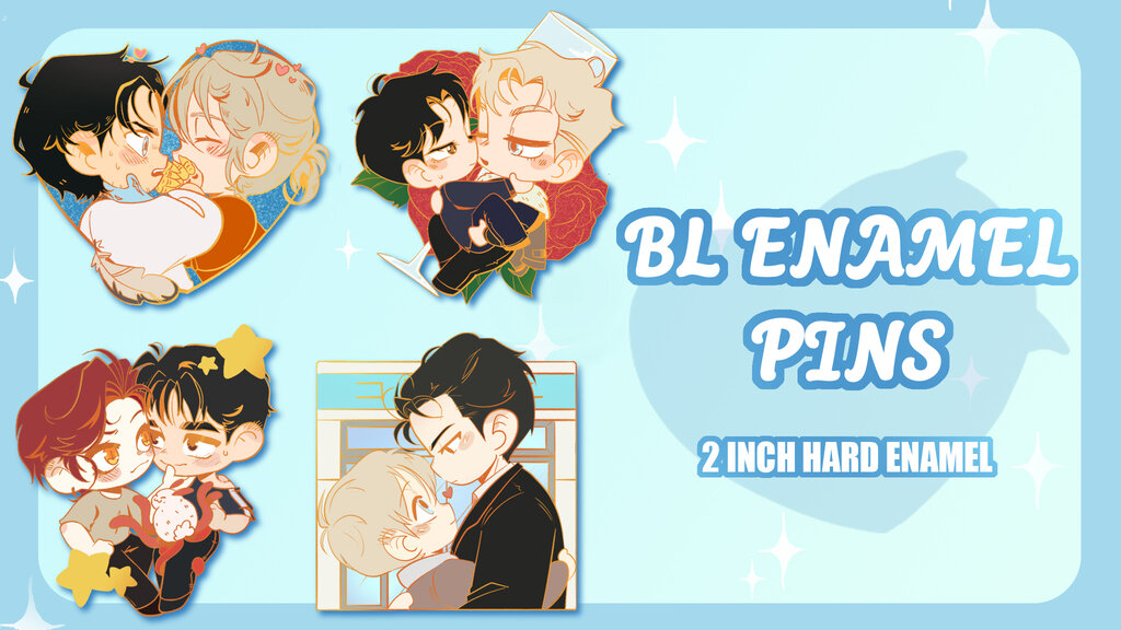 Boys Love Enamel Pins