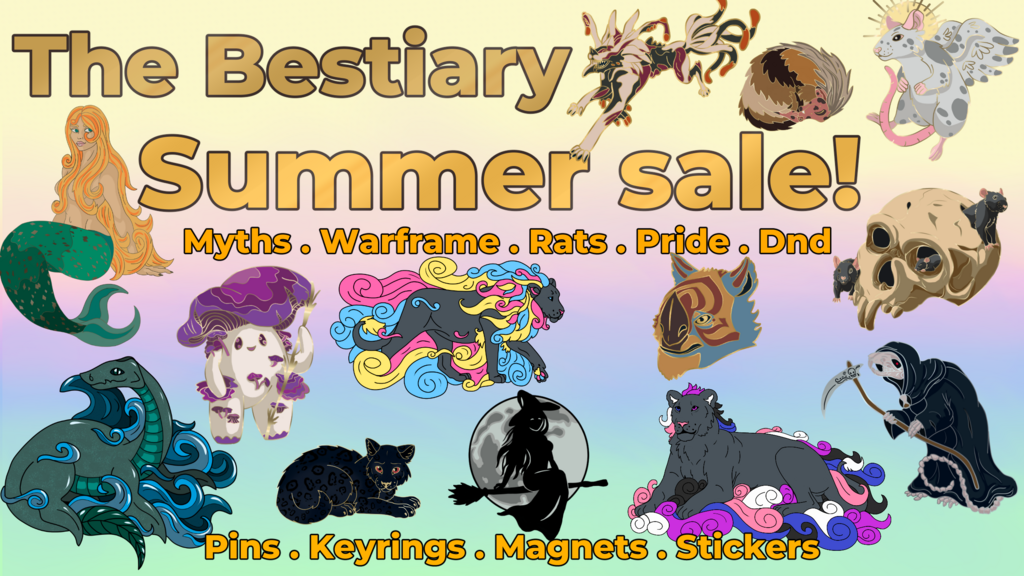 Bestiary summer sale!