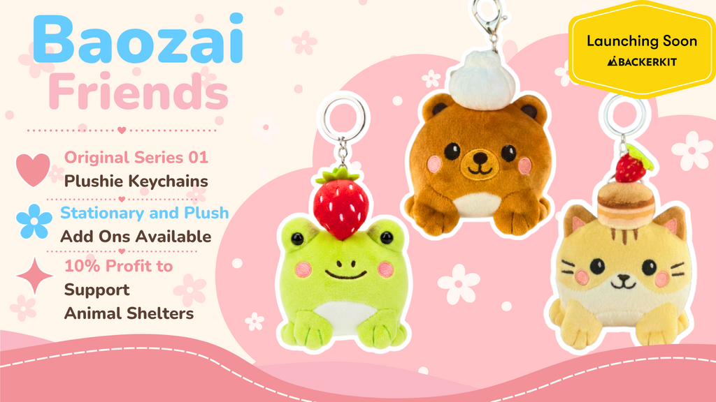 Baozai Friends: Plushie Keychain Originals