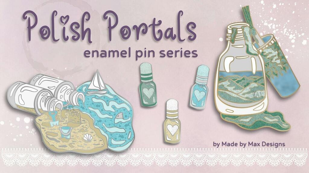 Polish Portals | Nostalgic Nail Polish Inspired Enamel Pins