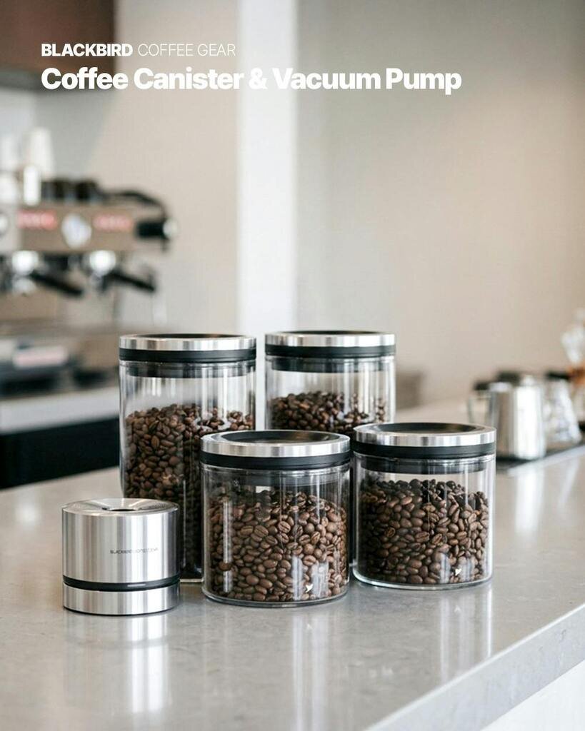 BLACKBIRD: Smarter Vacuum Canister System for Fresher Coffee