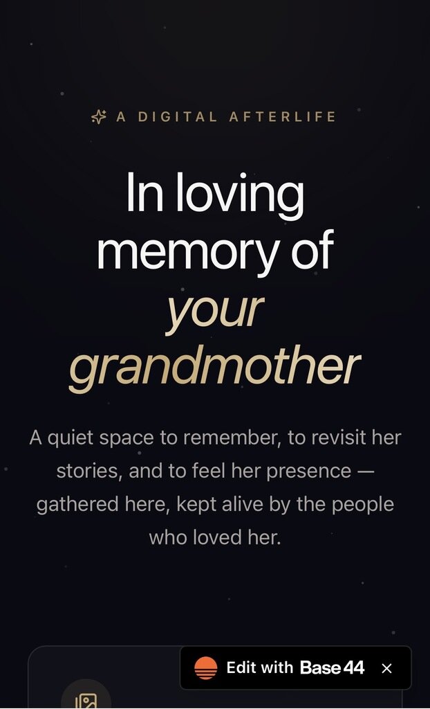 Fix Broken Families: Augmented Reality Digital Afterlife