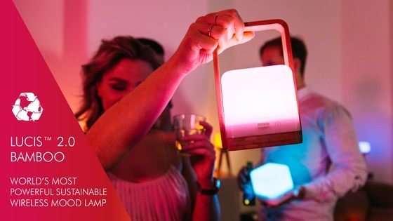 Lucis 2.0: Powerful Wireless Sustainable Mood Lamp (40watt)