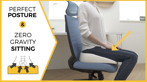 Weightless Sitting: Zero-Gravity Upright Posture Cushion
