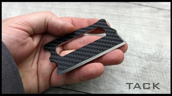 TACK - Titanium Credit Card Size Knife Tool For Your Wallet