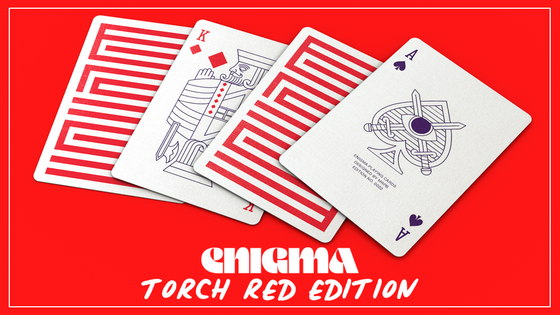 Enigma Playing Cards Torch Red Edition
