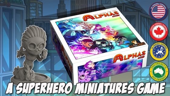 Alphas Volume 1 - A Superhero Miniatures Game