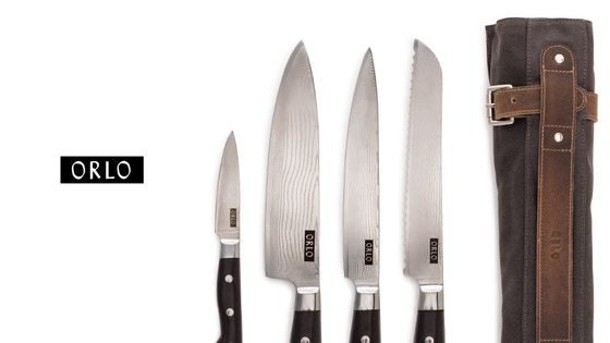 ORLO: The 4 Kitchen Knives You Need + Knife Roll