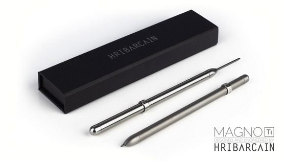 MAGNO Ti: World's First Magnetically Powered Titanium Pencil