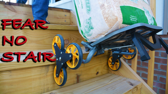 UpCart® City: The Most Compact Stair Climbing Cart!