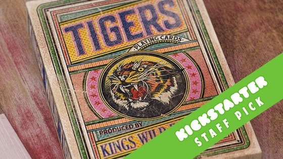 Kings Wild Tigers Playing Cards